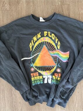 Pink Floyd Graphic Sweatshirt The Dark Side of the Moon sz M